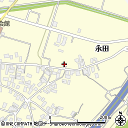 青森県平川市沖館永田121-1周辺の地図