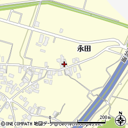 青森県平川市沖館永田116周辺の地図