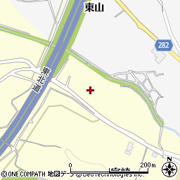 青森県平川市沖館永田周辺の地図