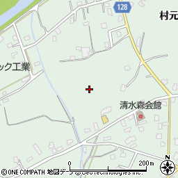 青森県弘前市清水森村元8周辺の地図
