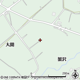 青森県弘前市小沢大開29周辺の地図