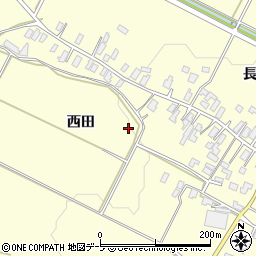 青森県平川市沖館（西田）周辺の地図