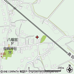 青森県弘前市清水森村元103-2周辺の地図