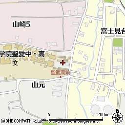 青森県弘前市原ケ平山元127周辺の地図