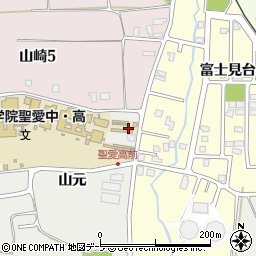 青森県弘前市原ケ平山元129周辺の地図