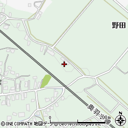 青森県弘前市清水森野田78周辺の地図