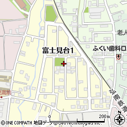 〒036-8143 青森県弘前市富士見台の地図