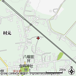 青森県弘前市清水森村元96周辺の地図