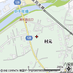 青森県弘前市清水森村元40周辺の地図