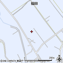 青森県平川市広船福田288-1周辺の地図