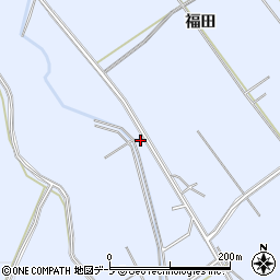 青森県平川市広船福田87周辺の地図