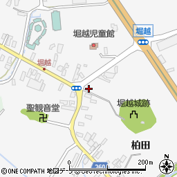 青森県弘前市堀越川合108周辺の地図