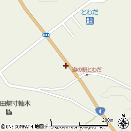 青森県十和田市伝法寺平窪周辺の地図