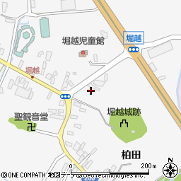 青森県弘前市堀越川合107周辺の地図