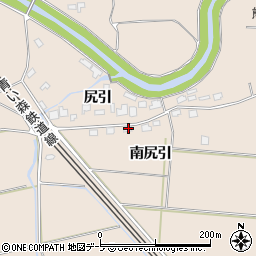青森県八戸市市川町南尻引102-1周辺の地図