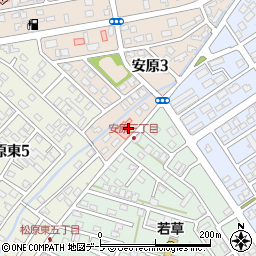 青森県弘前市安原3丁目7周辺の地図