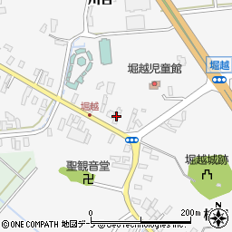 青森県弘前市堀越川合111周辺の地図