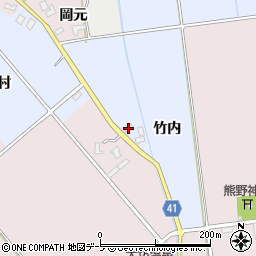 青森県平川市小杉竹内27周辺の地図