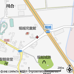 青森県弘前市堀越川合59周辺の地図