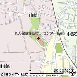 老人保健施設ケアセンター弘前周辺の地図
