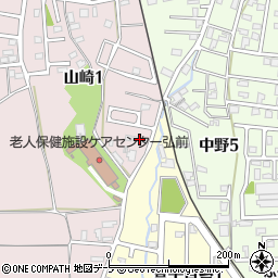 シナネン株式会社　東北支社弘前営業所周辺の地図