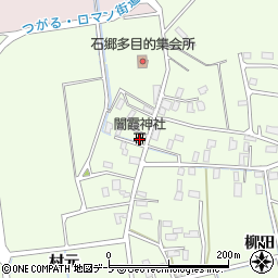 闇霞神社周辺の地図