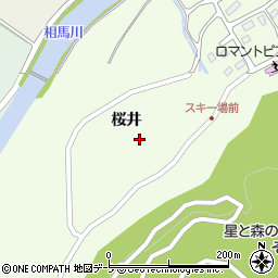 青森県弘前市水木在家桜井周辺の地図