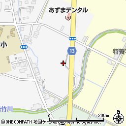 青森県平川市柏木町東田305周辺の地図