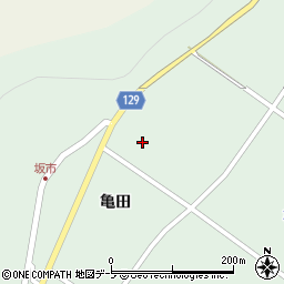 青森県弘前市坂市亀田84周辺の地図