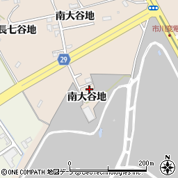 青森県八戸市市川町南大谷地16周辺の地図