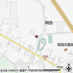 青森県弘前市堀越川合41周辺の地図