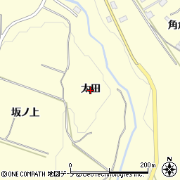 青森県十和田市藤島（太田）周辺の地図