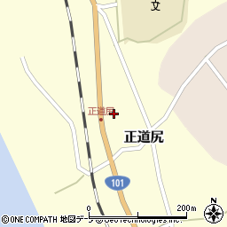 青森県西津軽郡深浦町正道尻小礒191周辺の地図