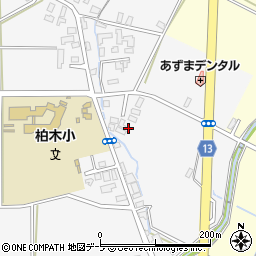 青森県平川市柏木町東田10-71周辺の地図