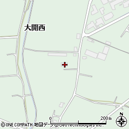 青森県弘前市小沢大開61周辺の地図