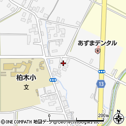 青森県平川市柏木町東田10-62周辺の地図