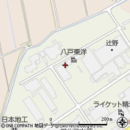 八戸東洋株式会社　桔梗野工場周辺の地図
