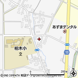 青森県平川市柏木町東田10周辺の地図