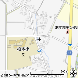 青森県平川市柏木町東田10-87周辺の地図