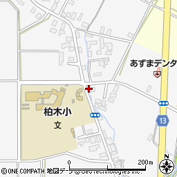 青森県平川市柏木町東田11-1周辺の地図