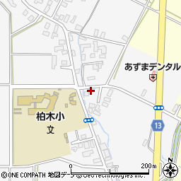 青森県平川市柏木町東田10-89周辺の地図