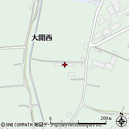 青森県弘前市小沢大開387-2周辺の地図