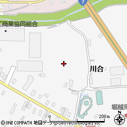 青森県弘前市堀越川合周辺の地図