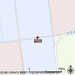 青森県平川市小杉（扇田）周辺の地図