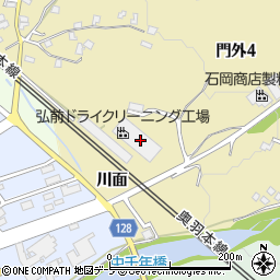 株式会社弘前ドライクリーニング工場　ホームクリーニング事業部周辺の地図