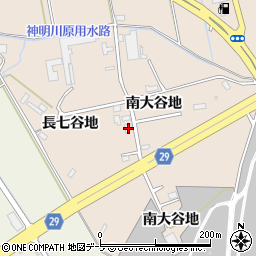 青森県八戸市市川町南大谷地7周辺の地図