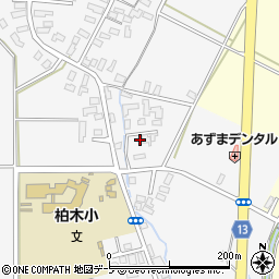 青森県平川市柏木町東田10-94周辺の地図