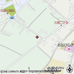 青森県弘前市小沢大開359周辺の地図