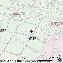 〒036-8234 青森県弘前市館野の地図