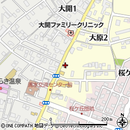 弘前小沢郵便局周辺の地図